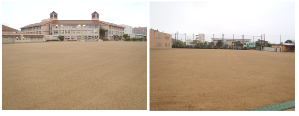 株式会社大幸建設の大久保南小学校運動場改修工事